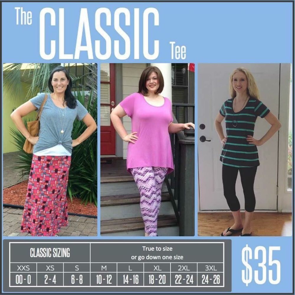 LuLaRoe Classic T Top